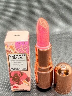 Winky lux glimmer balm in rose’ NEW